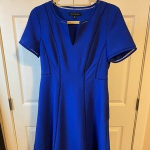 Banana Republic royal blue short sleeve dress